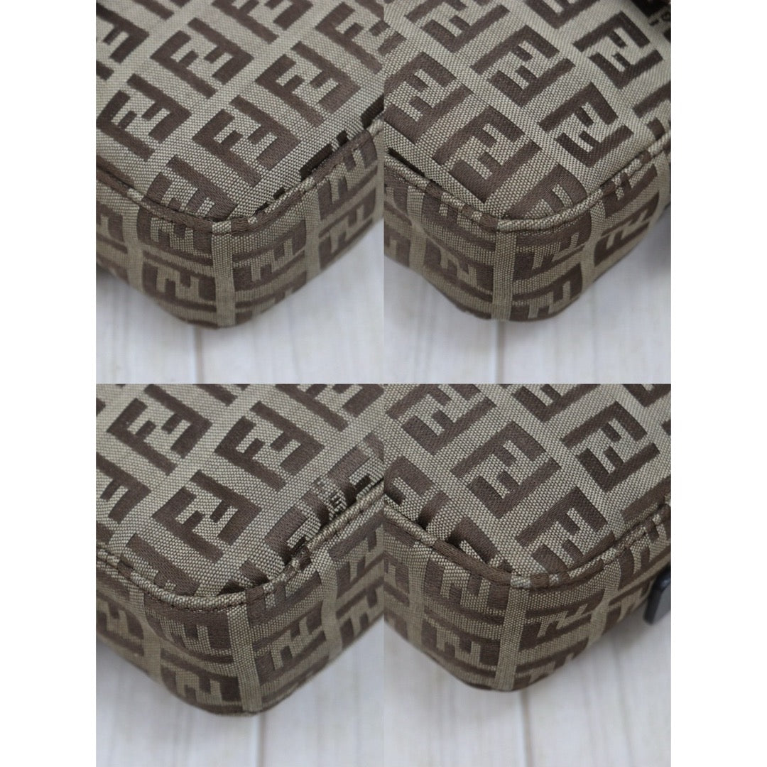 Very Good ( Rank A)｜ FENDI Zucca Mamma Baguette  Shoulder Bag  Light Taupe PM｜S26030905