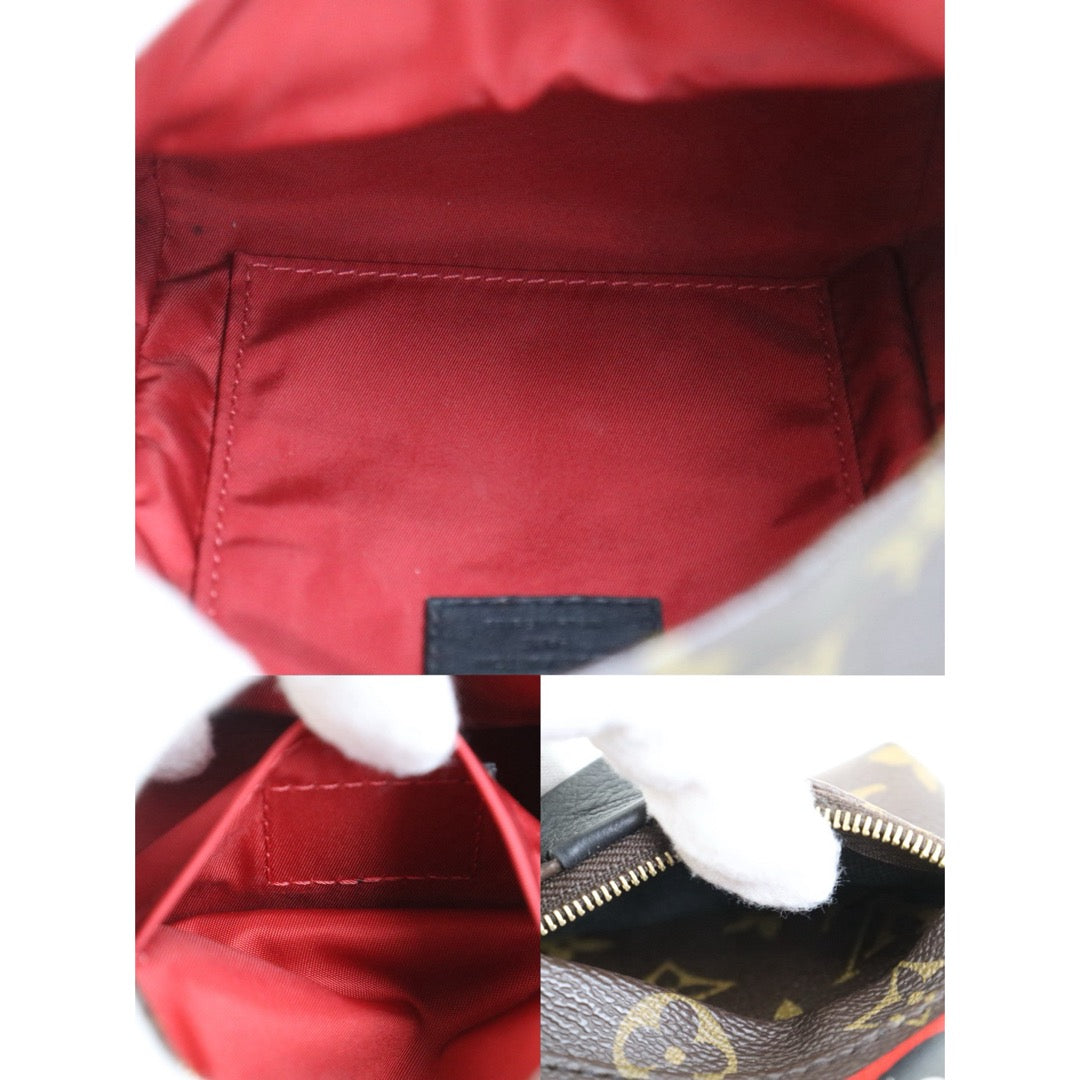Include Entrupy Certificate of Authenticity｜Good ( Rank AB)｜  Louis Vuitton Monogram Canvas Badge Mini Palm Springs Backpack｜S26090713