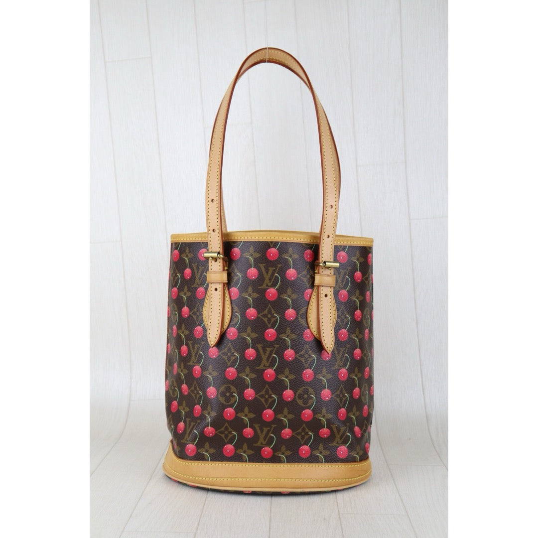 Good ( Rank AB)｜ LV Takashi Murakam Cherry Monogram Petit Bucket PM Tote Bag｜S25042807