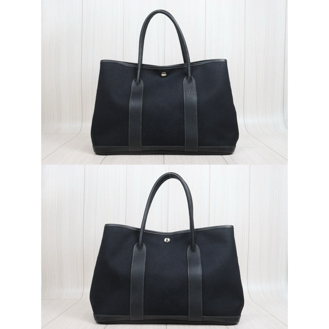 Include Entrupy Certificate of Authenticity｜Good ( Rank AB)｜ HERMES Garden Party PM Handbag □I Stamp Made In 2005 Year｜26062909