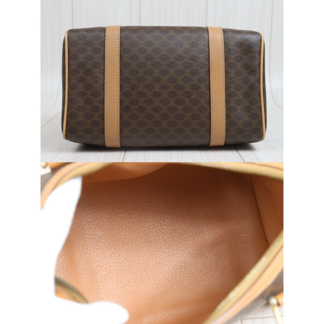 Include Entrupy Certificate of Authenticity｜Good ( Rank AB)｜ CELINE Macadam Boston Hand Bag ｜26091806