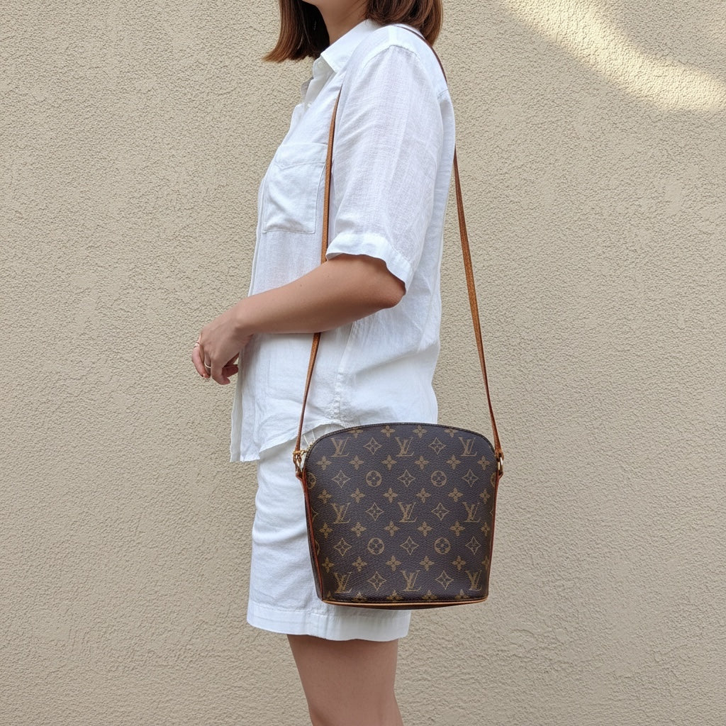 Include Entrupy Certificate of Authenticity｜Good ( Rank AB)｜ Louis Vuitton Monogram Drouot Shoulder Bag ｜26042006