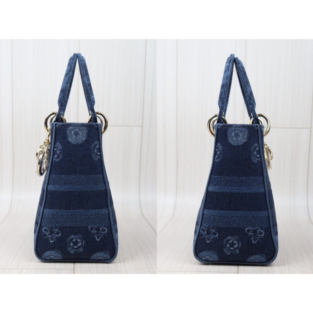 Rank SA ｜  Dior Denim  Embroidered Handbag With Shoulder Bag ｜P24051324