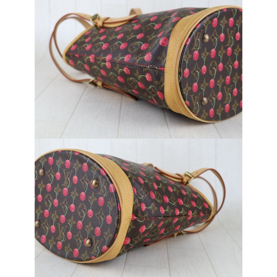 Good ( Rank AB)｜ LV Takashi Murakam Cherry Monogram Petit Bucket PM Tote Bag｜S25042807