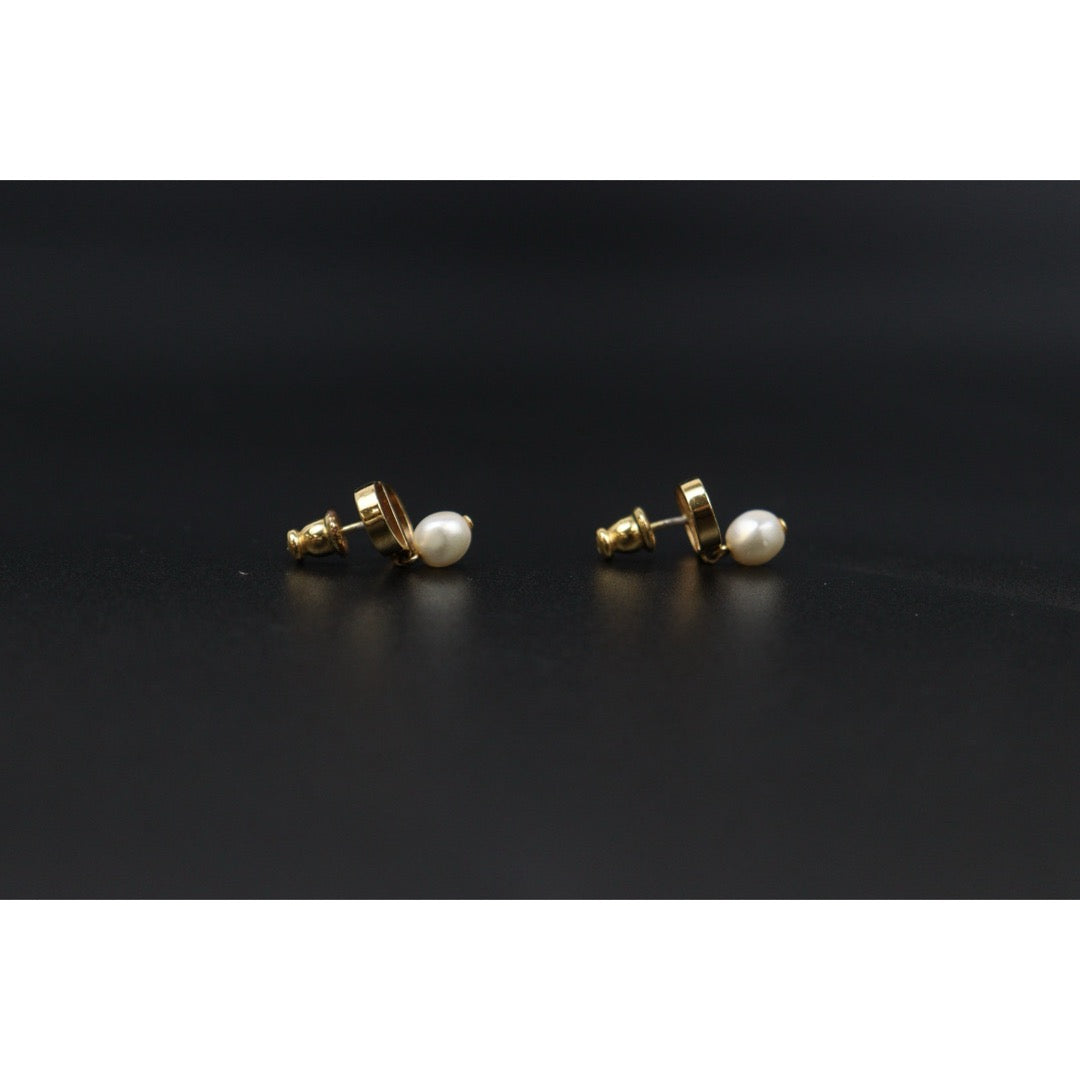 Good ( Rank AB)｜ Dior CD Pearl Earring｜V25071010
