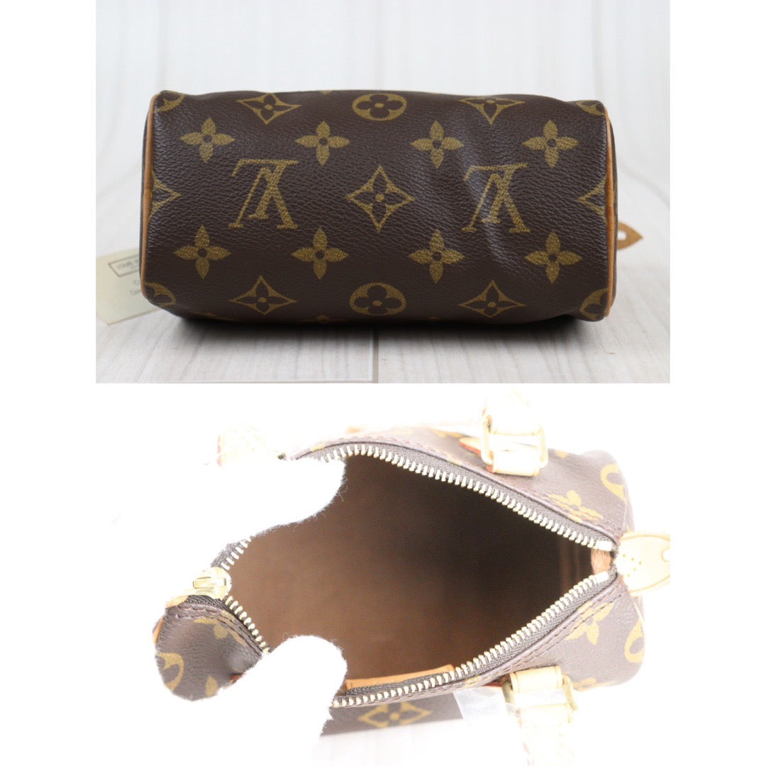 Rank A ｜ LV Monogram Mini Speedy Handbag With Shoulderstrap｜24012510