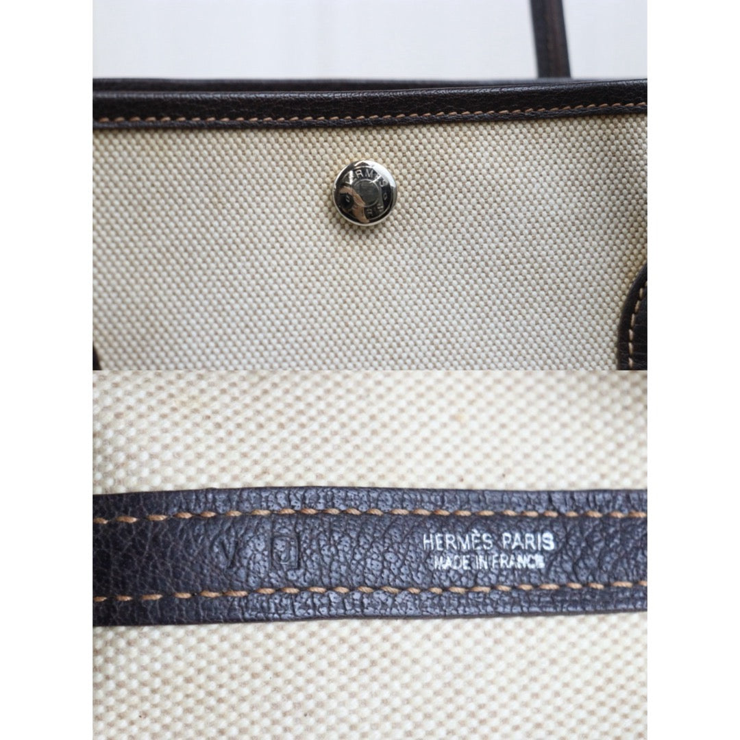Good ( Rank AB)｜ HERMES Garden Party PM Handbag □J Stamp Made In 2006 Year｜25111406
