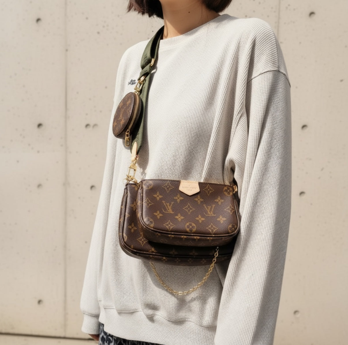 Include Entrupy Certificate of Authenticity｜Good ( Rank AB)｜ Louis Vuitton Monogram Multiti Pochette Accessoire  ｜S26022616