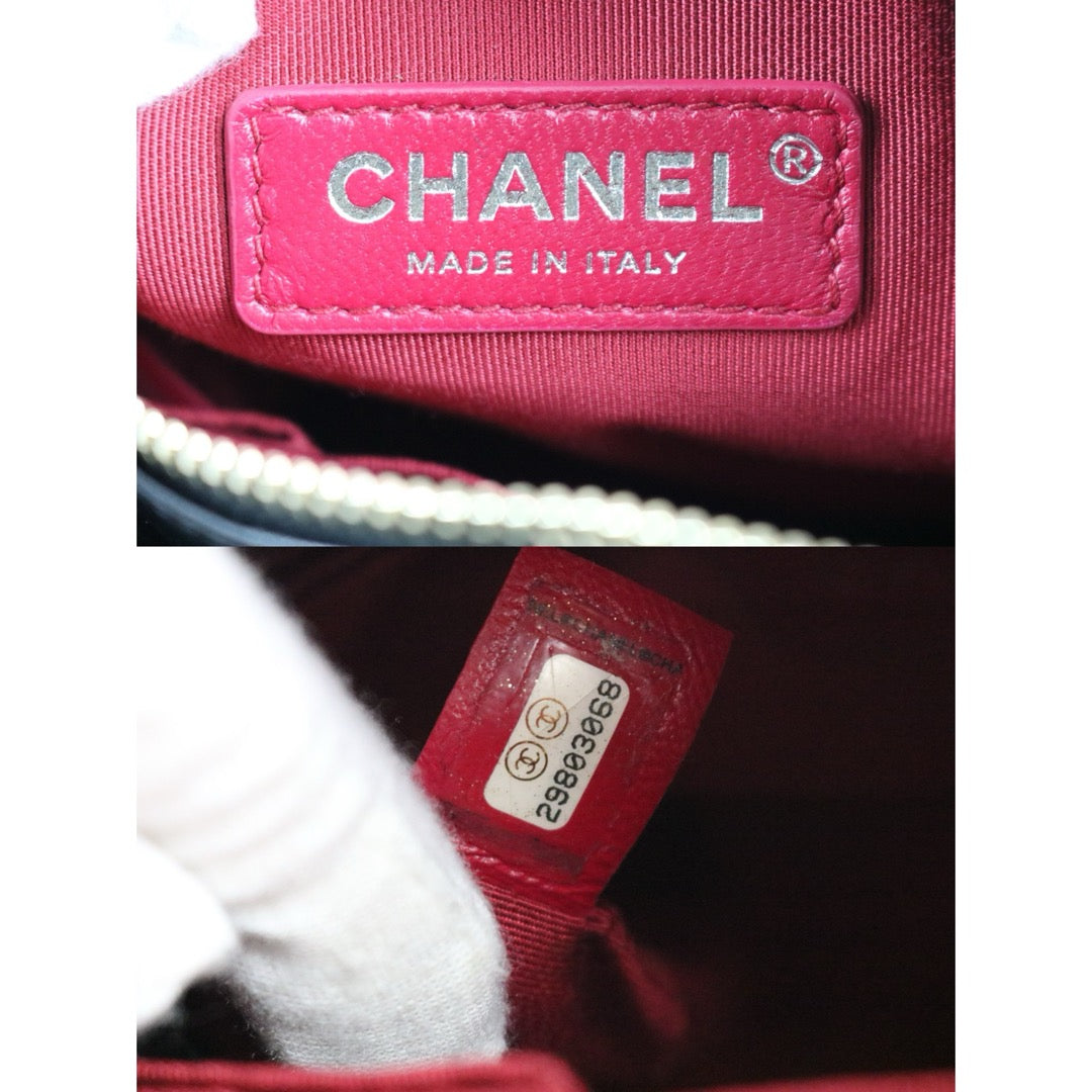 Very Good ( Rank A) ｜CHANEL PM Gabrielle Calf Leather Handbag Shoulder Bag Black Made In 2021Year｜S25110327