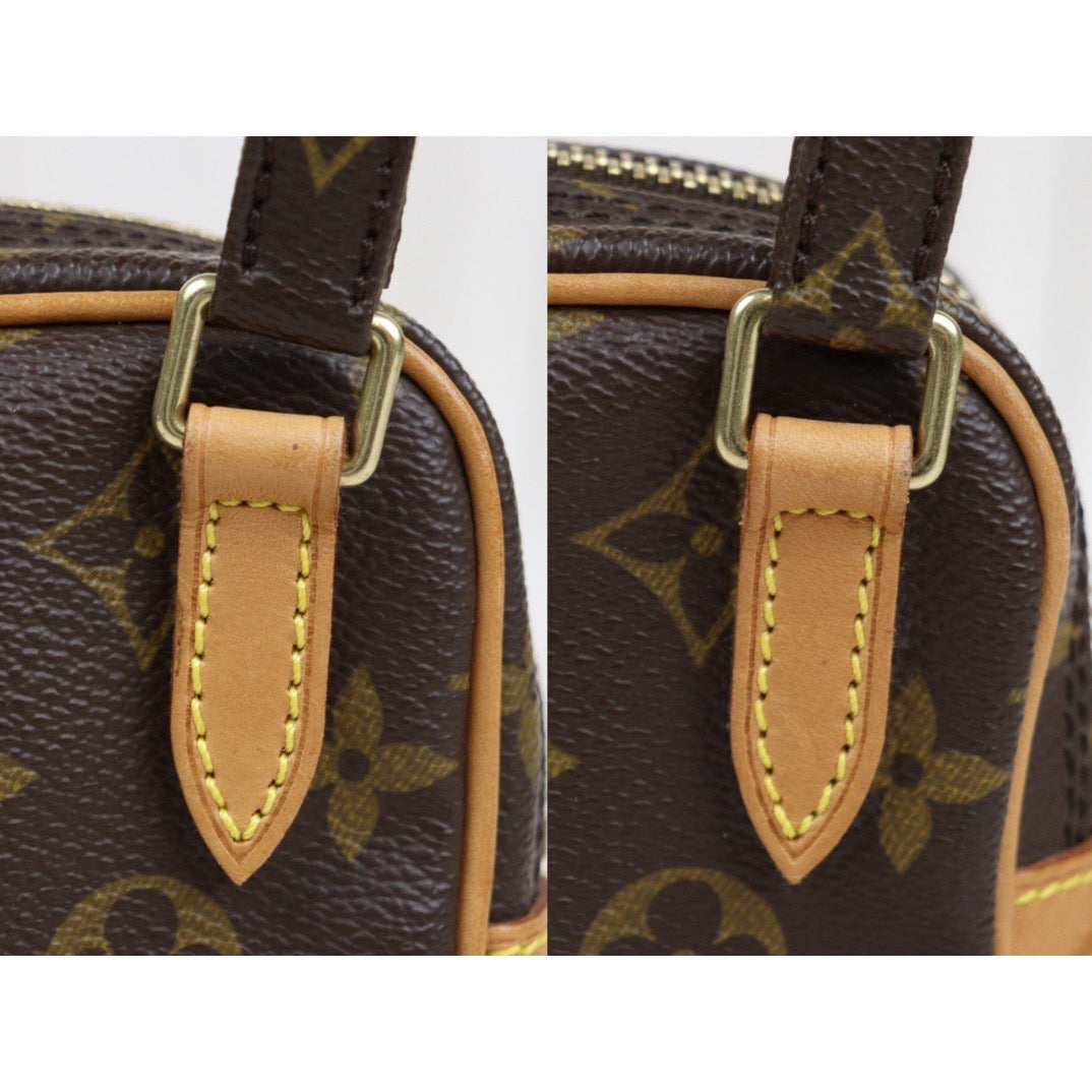 Rank A｜LV Monogram Pochette Marley Bandolier Shoulder Bag｜24020105