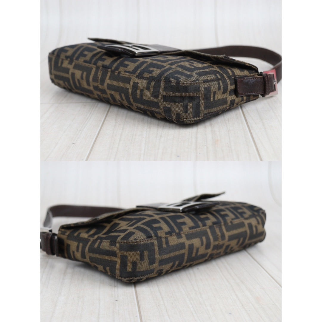 Rank AB｜ FENDI Zucca Mamma Baguette Shoulder Bag ｜23101314
