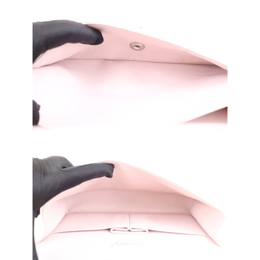 Good ( Rank AB)｜ CHANEL Lamb Skin Matrasse Double Flap 25 Shoulder Bag Pink Made In 2018 Year ｜S25092002