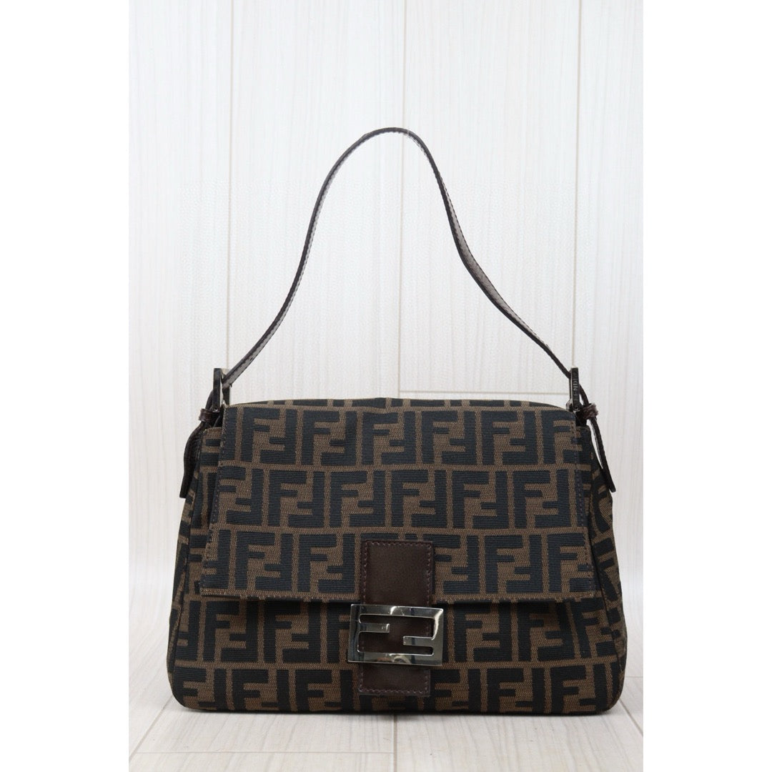 Good ( Rank AB)｜ FENDI Zucca Mamma Baguette Shoulder Bag ｜24110736