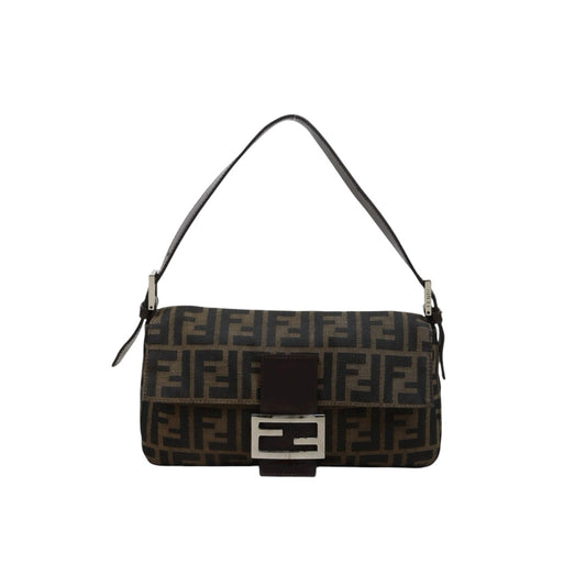 Good ( Rank AB) ｜ FENDI Zucca Mamma Baguette Shoulder Bag ｜S25110403