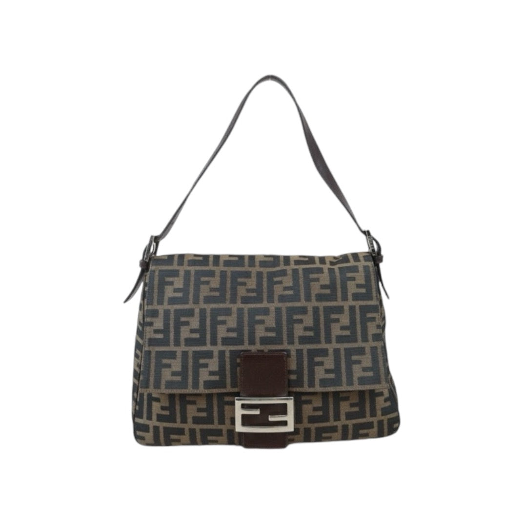 Good ( Rank AB)｜ FENDI Zucca Mamma Baguette Shoulder Bag ｜V24080812