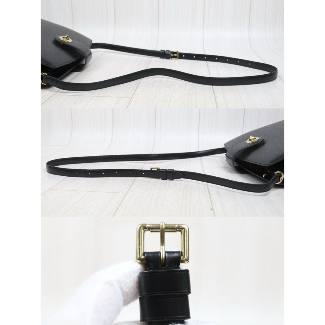 Include Entrupy Certificate of Authenticity｜Good ( Rank AB)｜ Louis Vuitton Epi Capucines Shoulder Bag Black｜26051307