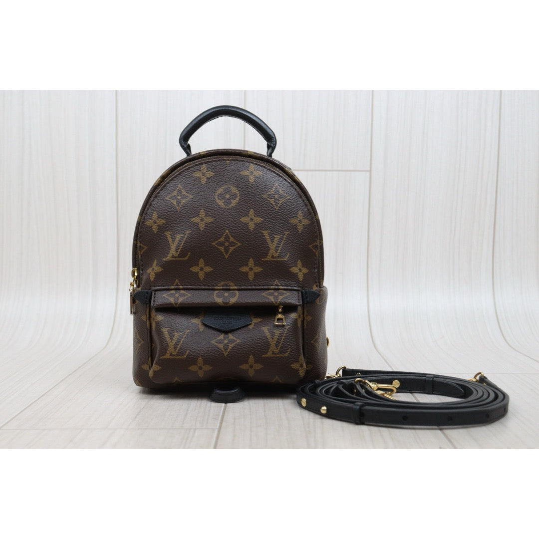 Very Good ( Rank A) ｜  LV Monogram Coated Canvas Mini Palm Springs Backpack｜25102808