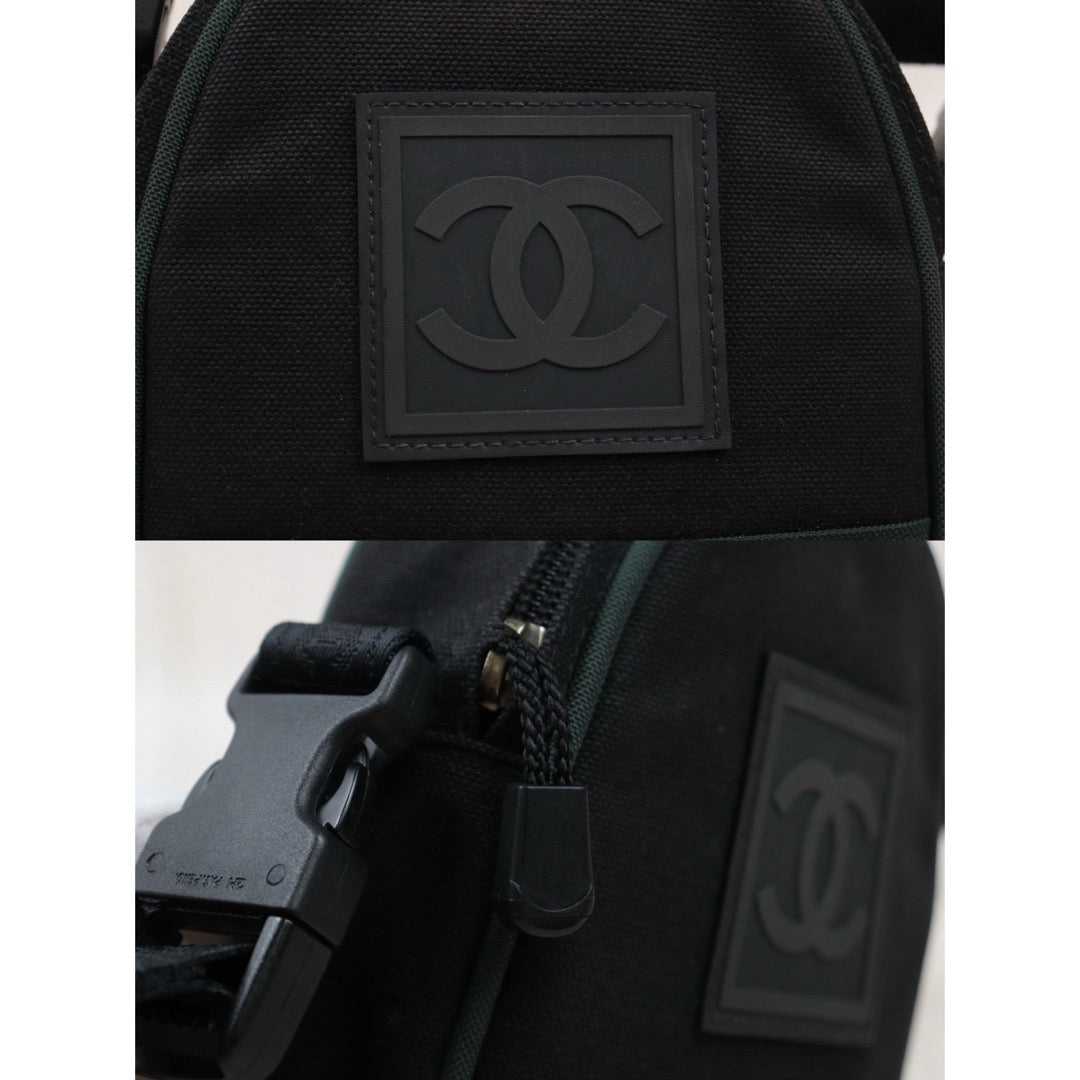 Good ( Rank AB)｜  Chanel Sports Line Egg shaped Mini Bag Coco Mark Shoulder Bag  Made in 2003-2004 Year｜25062613