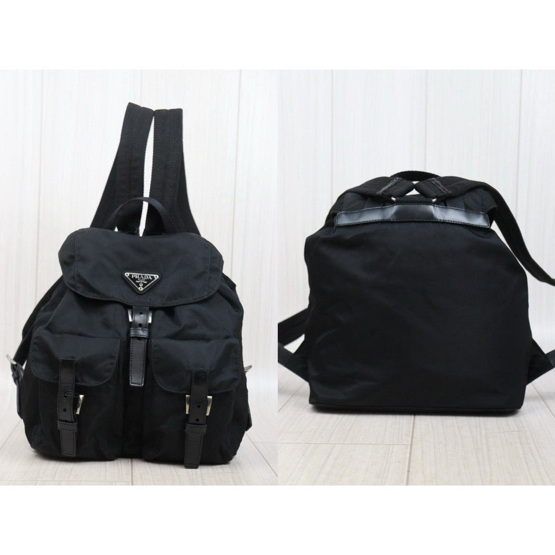 Good ( Rank AB)｜Prada Nylon Backpack Small  Black｜25071710