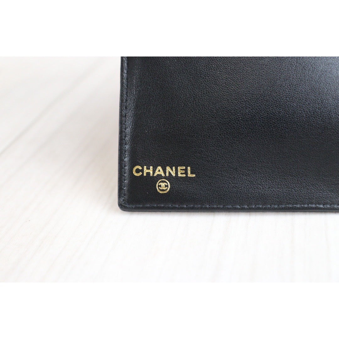 Rank A ｜Chanel Caviar Skin Black Long Wallet Black Made In 2000 Year｜23092619