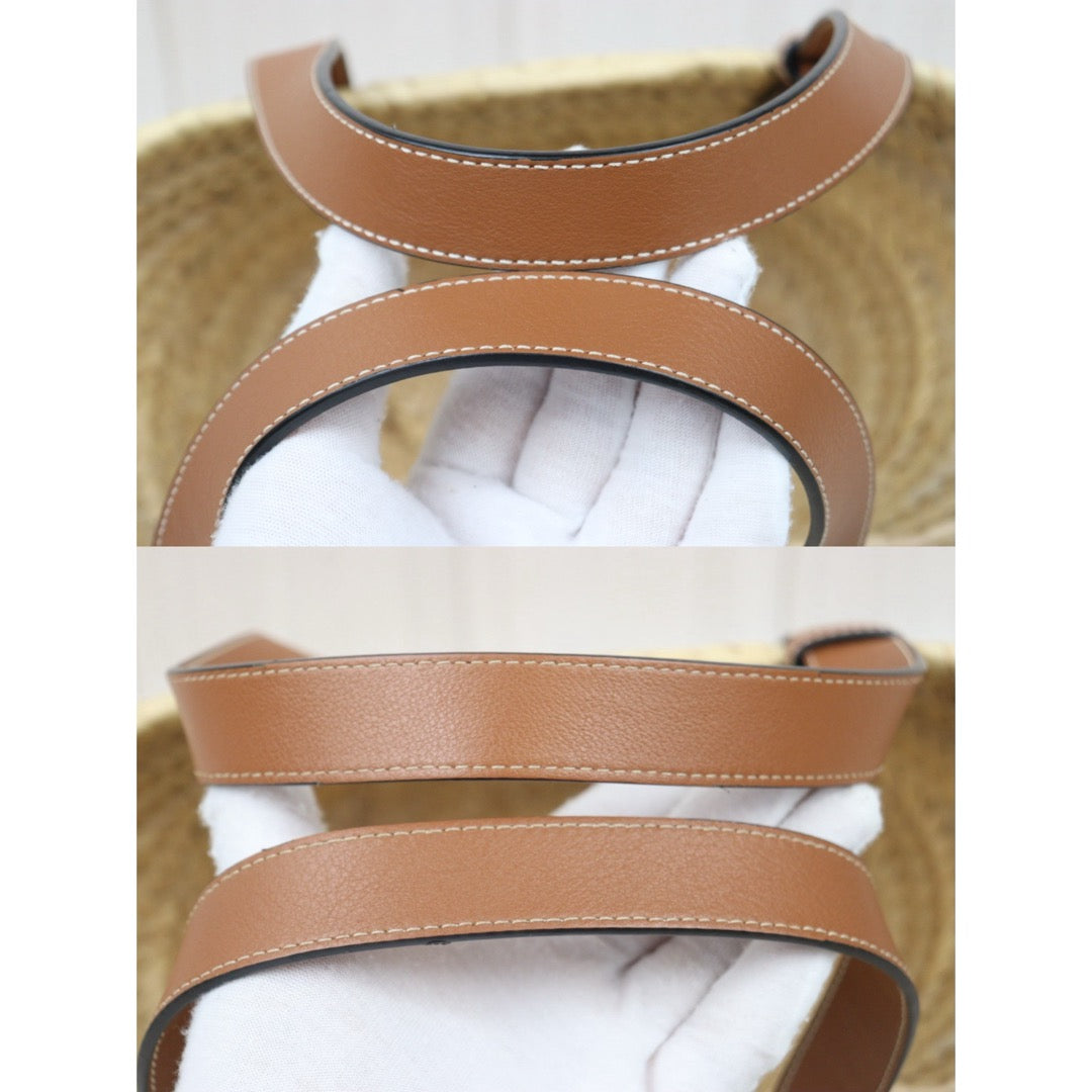 Very Good ( Rank A)｜ LOEWE Straw  Basket Handbag Shoulder Bag ｜P25062702