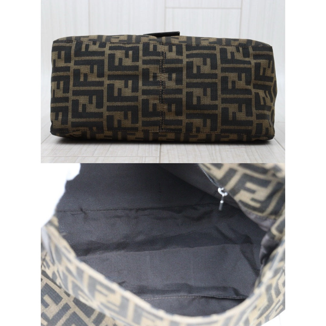 Good ( Rank AB)｜ FENDI Zucca Mamma Baguette Shoulder Bag｜V25052501