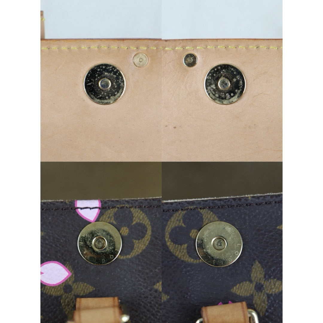 Include Entrupy Certificate of Authenticity｜Good ( Rank AB)｜ Louis Vuitton Monogram Takashi Murakam Cherry Blossom Papillon 26 Handbag ｜S26072544