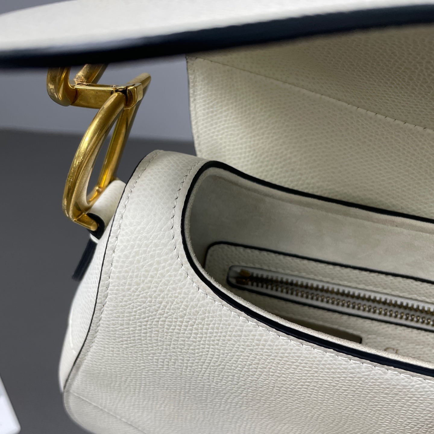Very Good ( Rank A)｜Dior  Saddle Shoulder Bag Medium White