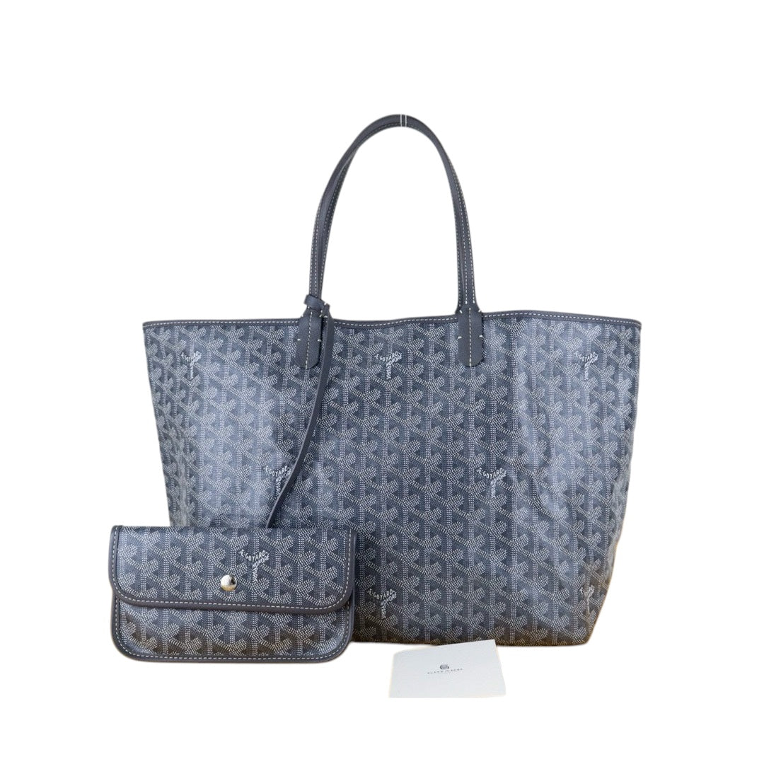 Good ( Rank AB) ｜ Goyard Saint-Louis PM Tote Bag Grey｜W24121101