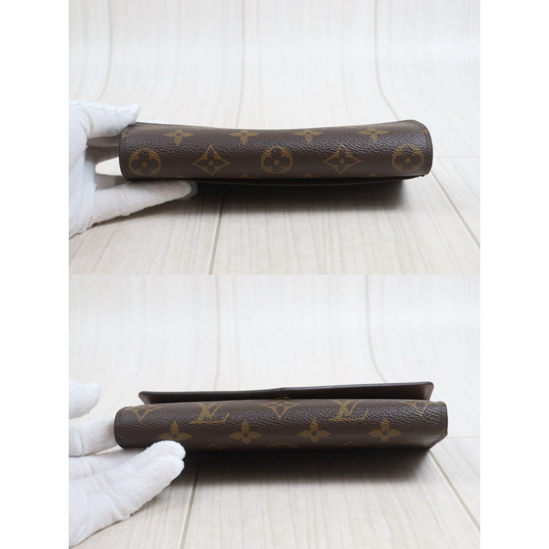 Include Entrupy Certificate of Authenticity｜Good ( Rank AB)｜ Louis Vuitton Monogram Emilie Long Wallet  IC Chips Model｜26100104