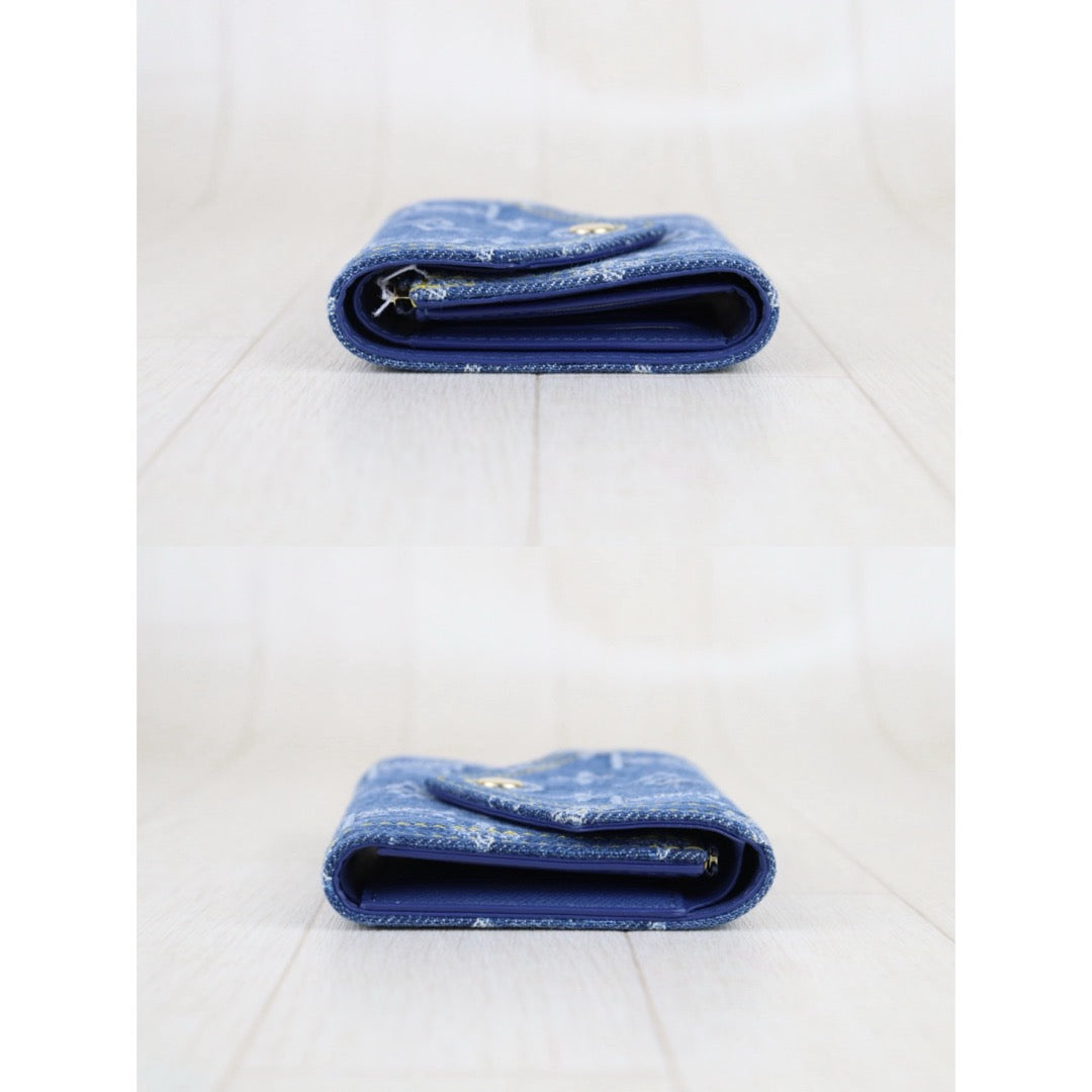 Excellent（Rank SA）｜LV Monogram Denim Wallet  IC Chips Model｜S25092203