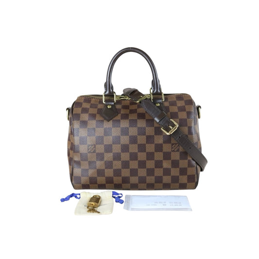 Very Good ( Rank A)｜ LV Damier Speedy 25 Hand Bag With Shoulder Strap｜S25100502