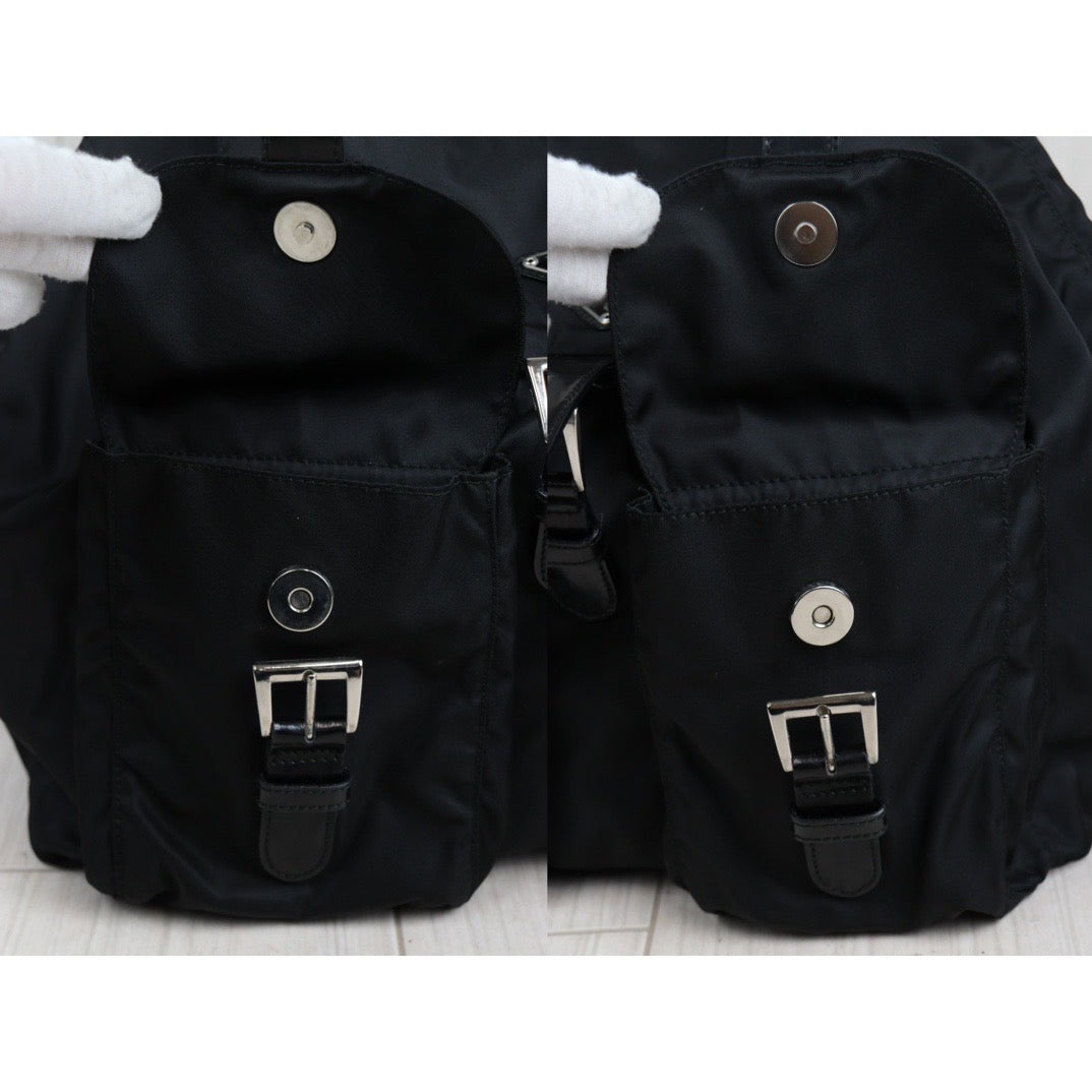 Rank A｜Prada Nylon Backpack Medium Black｜23111619