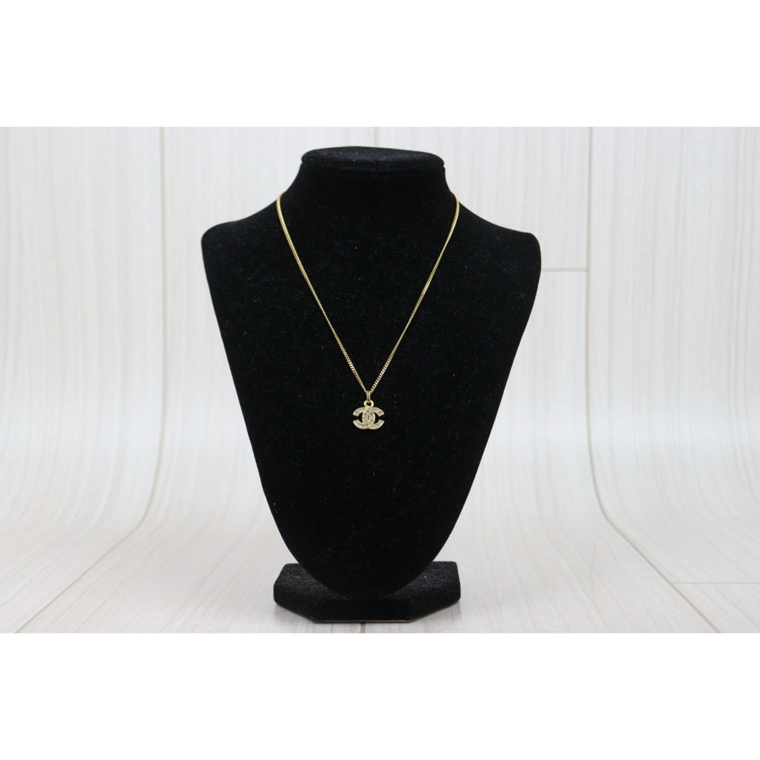 Good ( Rank AB)｜ CHANEL Coco Mark  Rhinestone  Necklace｜24062601
