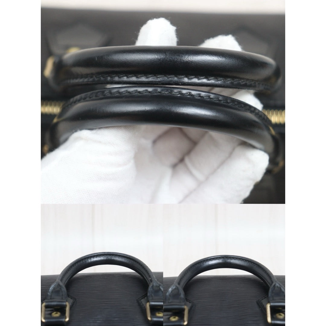 Include Entrupy Certificate of Authenticity｜Good ( Rank AB)｜Louis Vuitton Epi Speedy 25 Hand Bag Black｜26071303