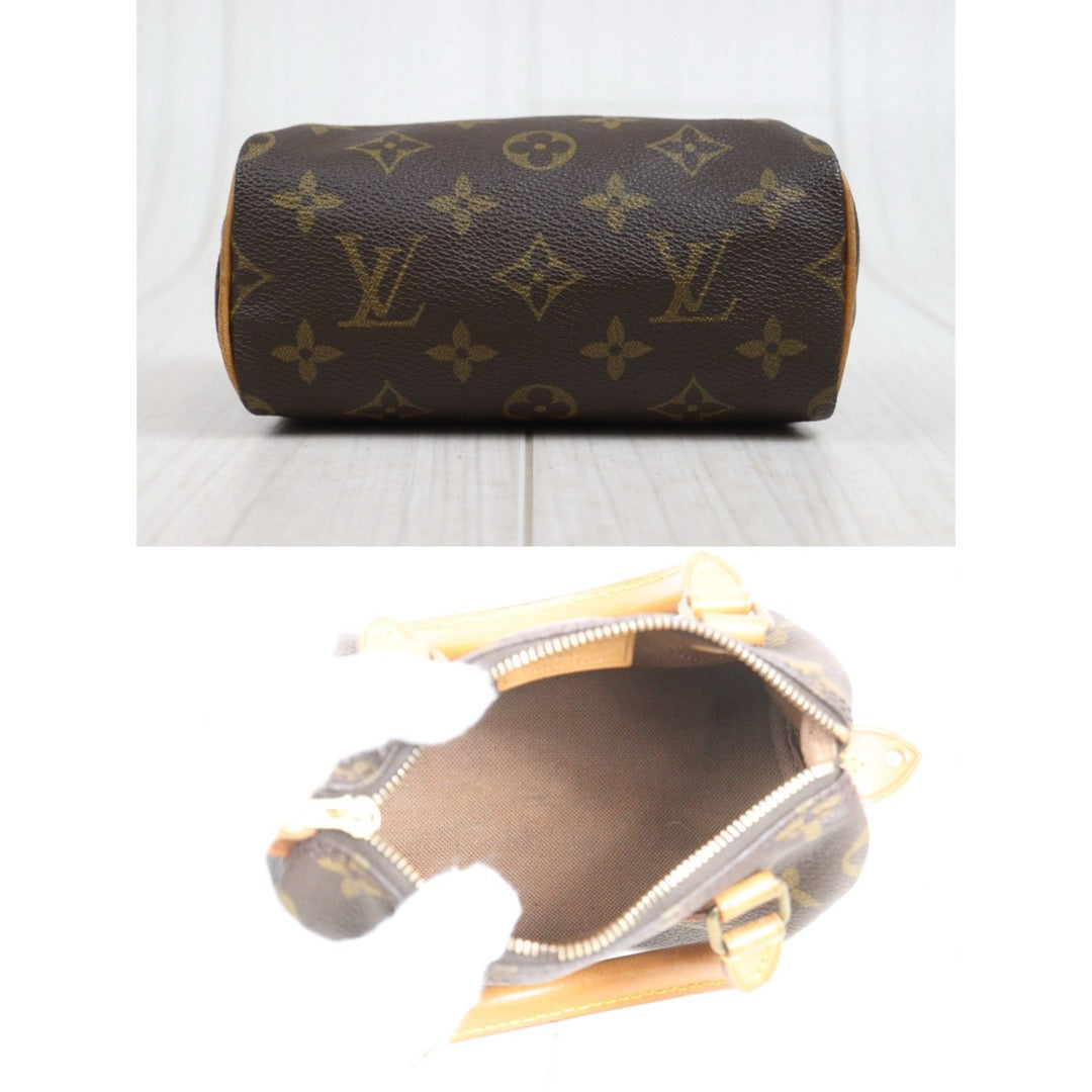 Include Entrupy Certificate of Authenticity｜Good ( Rank AB)｜ Louis Vuitton Monogram Mini Speedy Hand Bag  With Shoulder Strap｜26042808