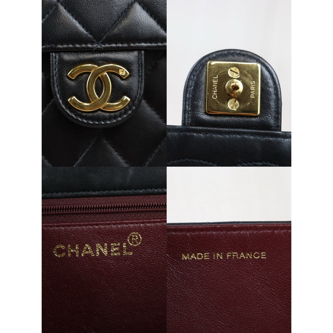 Very Good ( Rank A)｜ CHANEL  Lamb Skin Chain CF 22 Shoulder Bag Made in 1997-1999Year ｜24071902