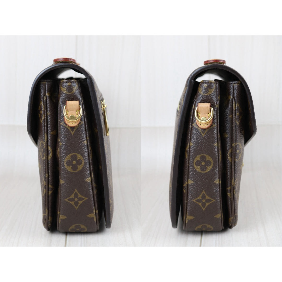 Include Entrupy Certificate of Authenticity｜Good ( Rank AB)｜Louis Vuitton Monogram Pichette Metis ShoulderBag IC Chips Model｜S26062901