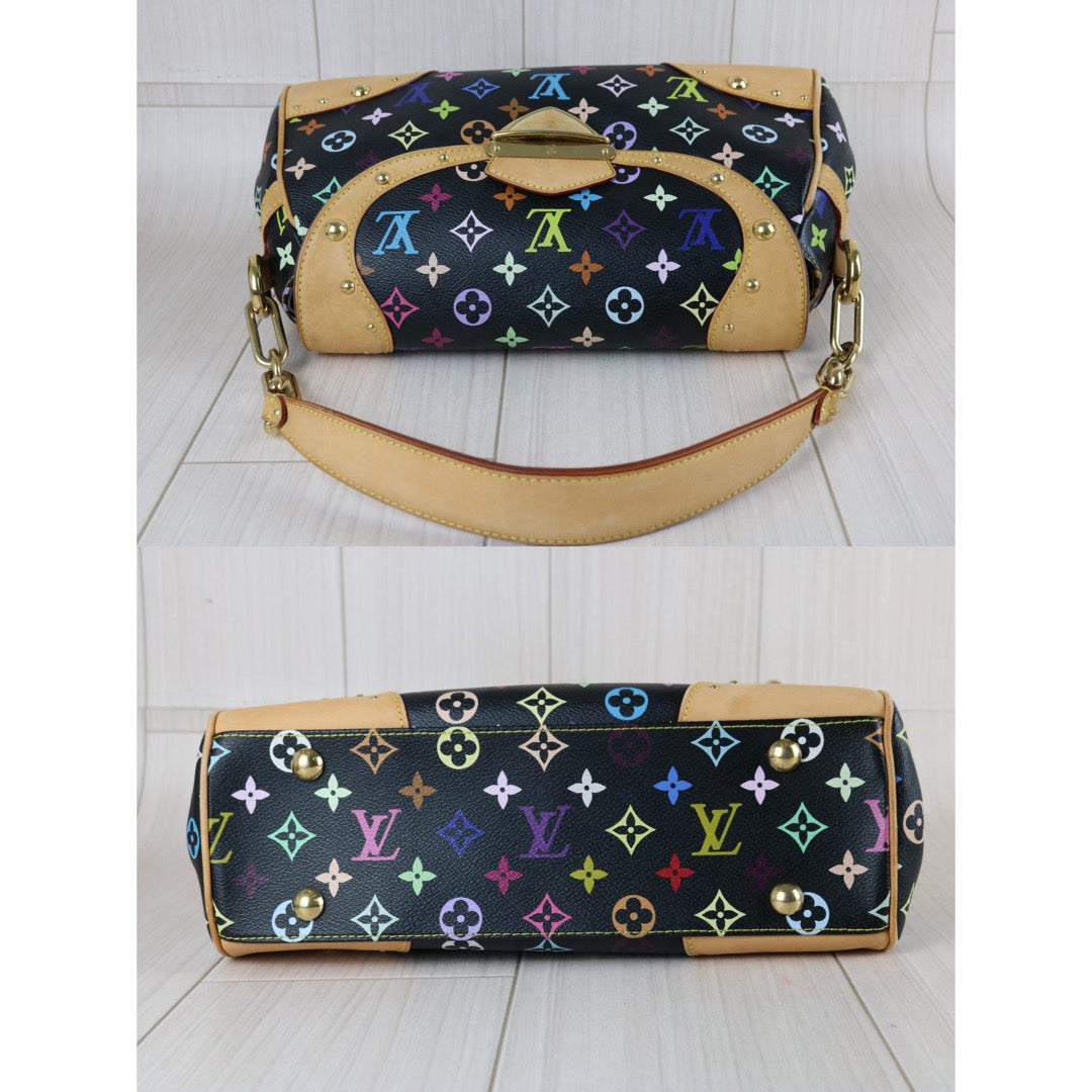 Include Entrupy Certificate of Authenticity｜Good ( Rank AB)｜Louis Vuitton Monogram Takashi Murakam Multicolor Beverly MM HandBag｜S26080115