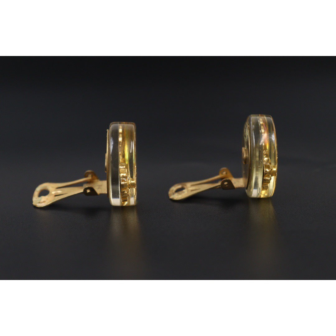 Very Good ( Rank A)｜CHANEL Laser Series Ear Clips｜Q24041508