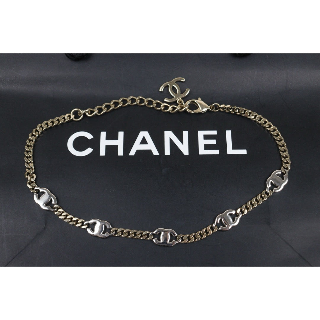 Very Good ( Rank A) ｜CHANEL COCO Mark Rhinestone Chocker Necklace｜V25060515