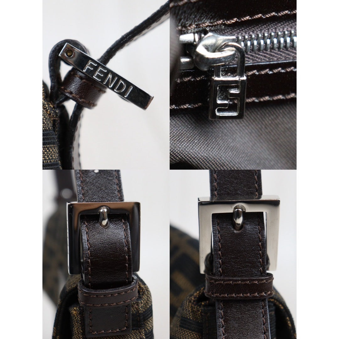 Rank A ｜ FENDI Zucca Mamma Baguette Shoulder Bag ｜23113004