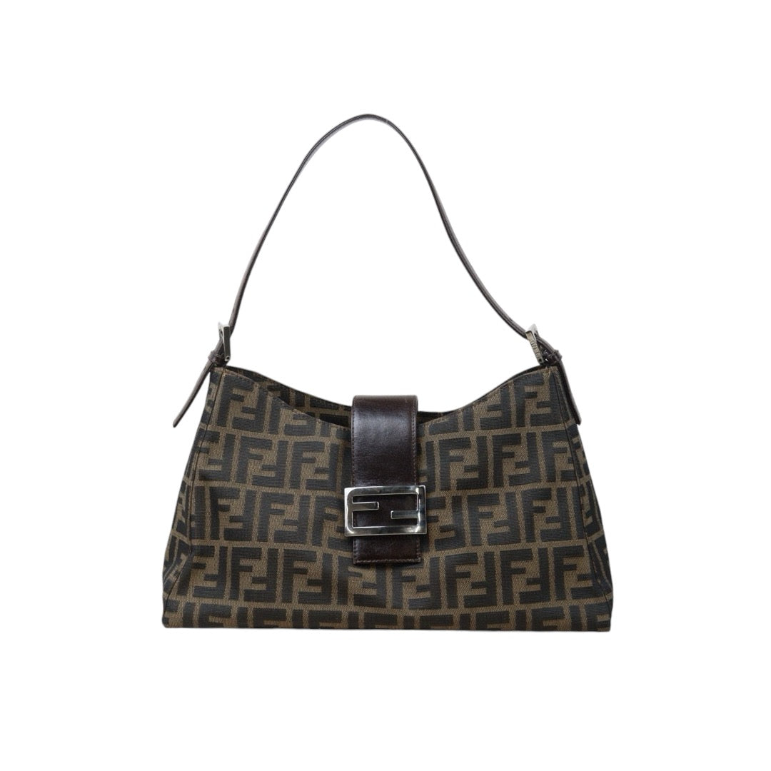 Very Good ( Rank A) ｜ FENDI Zucca Mamma Baguette Shoulder Bag ｜24101727