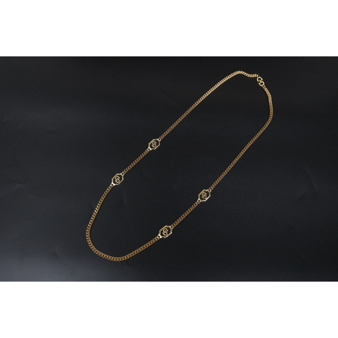 Include Authentic Detective Certificate of Authenticity｜Very Good ( Rank A) ｜ Dior  CD Long Necklace ｜Y26040709