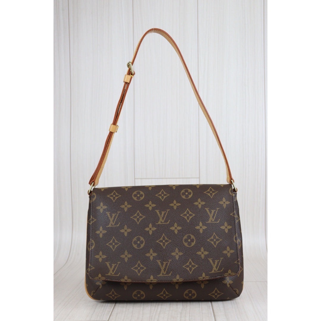 Rank A ｜ LV Monogram Musette Tango Shoulder Bag｜23101103