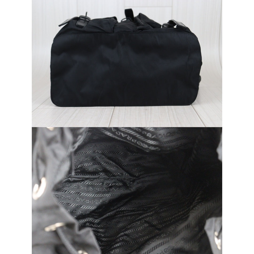 Rank A｜Prada Nylon Backpack Medium Black｜23100619