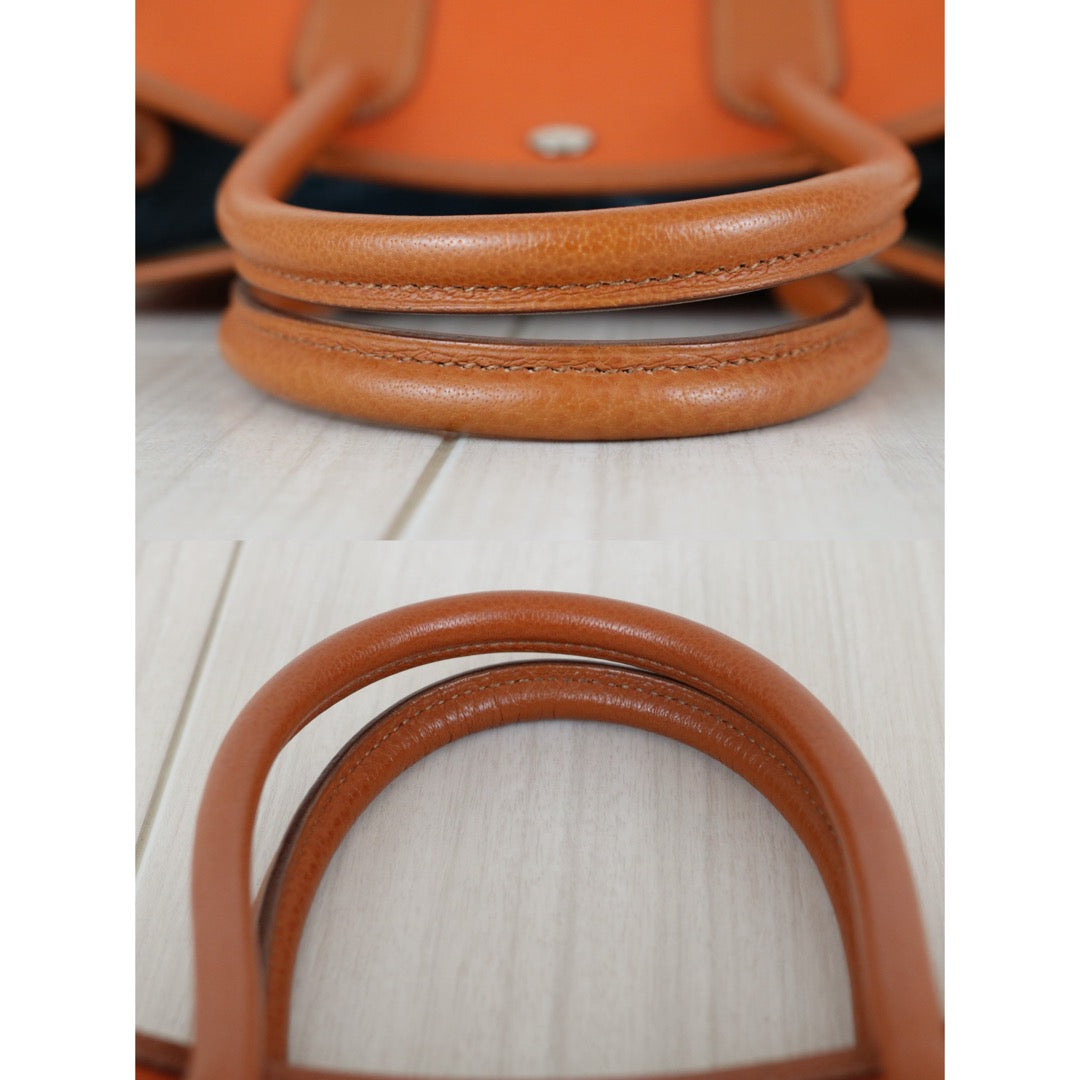 Good ( Rank AB)｜ HERMES Garden Party TTPM Handbag Orange □I Stamp Made In 2005 Year｜Y26012005