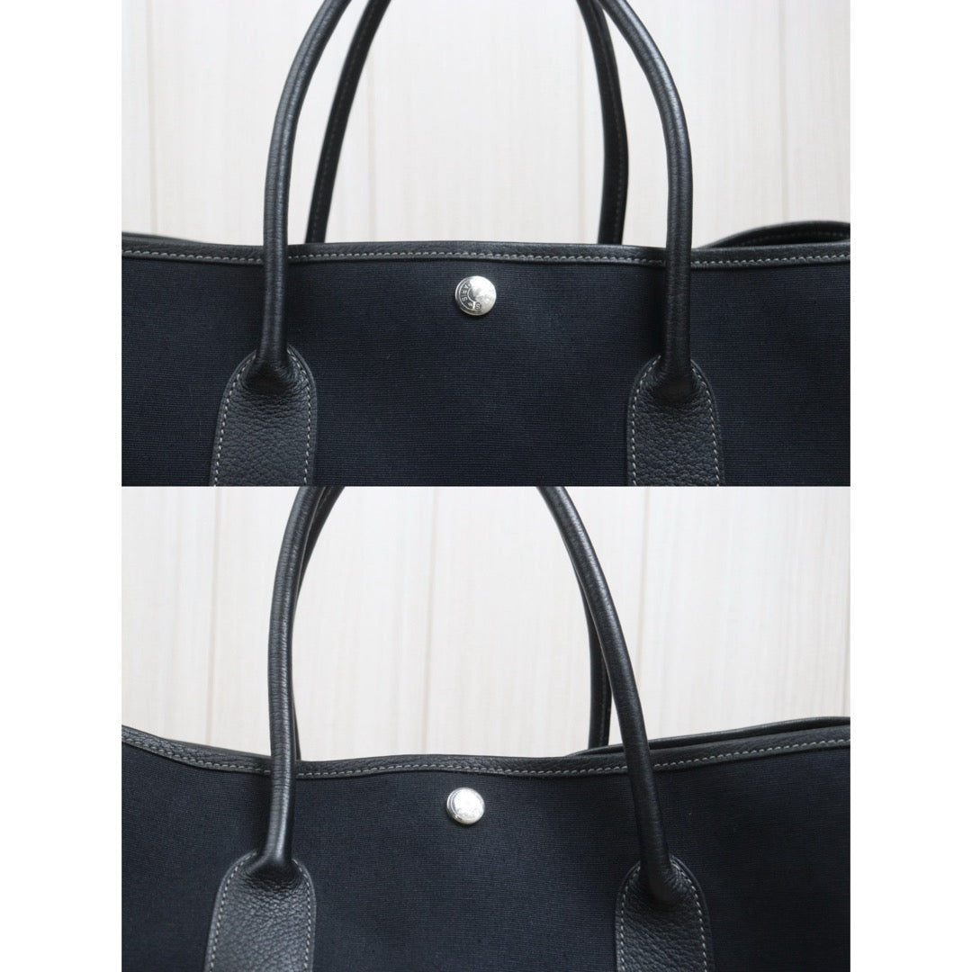 Include Entrupy Certificate of Authenticity｜Good ( Rank AB)｜ HERMES Garden Party PM Handbag □H Stamp Made In 2004 Year｜26092404