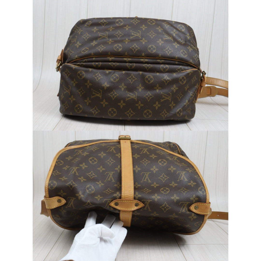 Include Entrupy Certificate of Authenticity｜Good ( Rank AB) ｜ Louis Vuitton Monogram Saumur 35 Shoulder Bag｜26101403