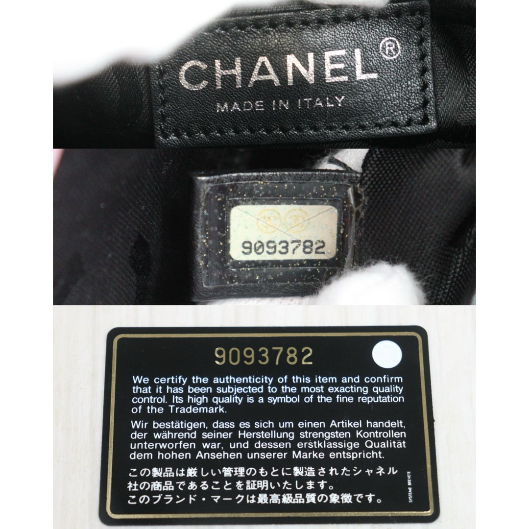 Include Entrupy Certificate of Authenticity｜Very Good ( Rank A)｜ CHANEL Cambon Line MM ToteBag Pink Black Made In 2004-2005 Year｜26101305